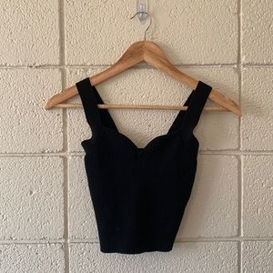 Abercrombie sweetheart rib knit tank